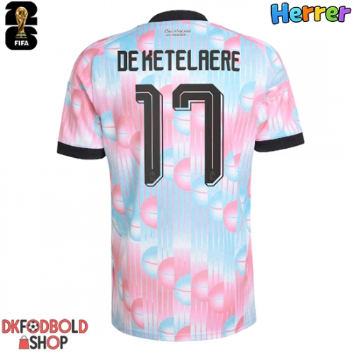 Belgien Charles De Ketelaere #17 Udebanetrøje VM 2026 Kort ærmer